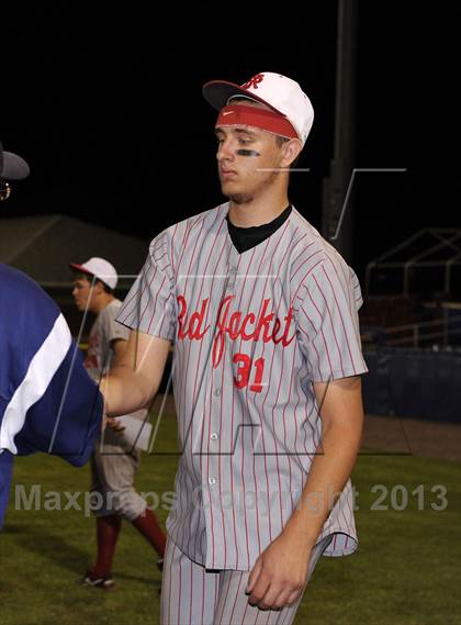 Thumbnail 3 in Geneseo vs. Red Jacket (NYSPHSAA Section 5 Class C Final) photogallery.