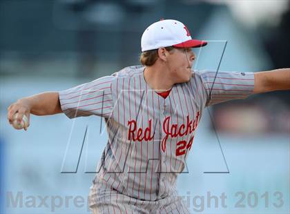 Thumbnail 3 in Geneseo vs. Red Jacket (NYSPHSAA Section 5 Class C Final) photogallery.