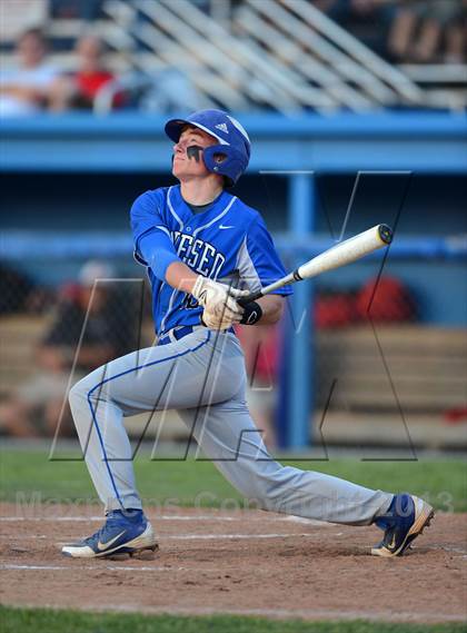 Thumbnail 3 in Geneseo vs. Red Jacket (NYSPHSAA Section 5 Class C Final) photogallery.