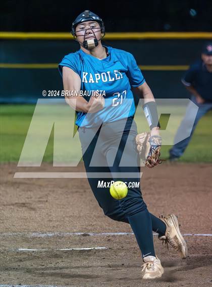Thumbnail 3 in Mililani @ Kapolei (OIA Division 1 Final) photogallery.