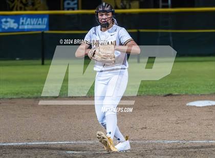 Thumbnail 3 in Mililani @ Kapolei (OIA Division 1 Final) photogallery.