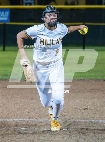 Thumbnail 2 in Mililani @ Kapolei (OIA Division 1 Final) photogallery.