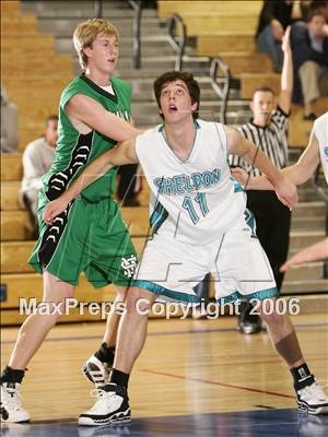 Thumbnail 3 in Sheldon vs. St. Mary's-Stockton (Hoops for the Hungry) photogallery.