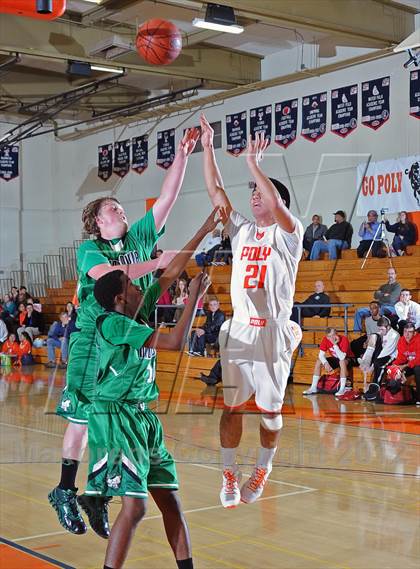 Thumbnail 2 in Polytechnic vs. Monrovia (Poly Tournament) photogallery.