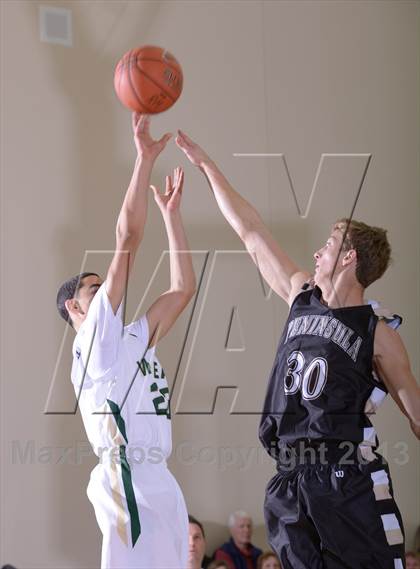 Thumbnail 2 in Palos Verdes Peninsula vs. Moreau Catholic (MaxPreps Holiday Classic) photogallery.