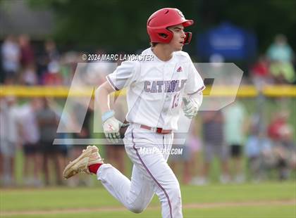 Thumbnail 3 in T.C. Roberson @ Charlotte Catholic (NCHSAA 4A West Regional Final - Game 2) photogallery.
