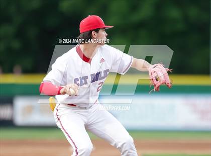 Thumbnail 3 in T.C. Roberson @ Charlotte Catholic (NCHSAA 4A West Regional Final - Game 2) photogallery.