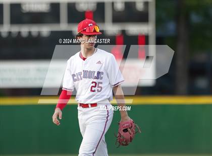 Thumbnail 2 in T.C. Roberson @ Charlotte Catholic (NCHSAA 4A West Regional Final - Game 2) photogallery.