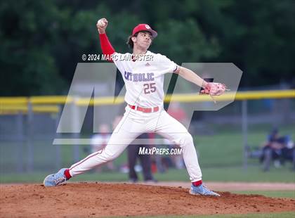 Thumbnail 1 in T.C. Roberson @ Charlotte Catholic (NCHSAA 4A West Regional Final - Game 2) photogallery.