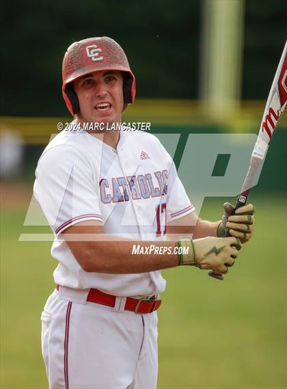 Thumbnail 3 in T.C. Roberson @ Charlotte Catholic (NCHSAA 4A West Regional Final - Game 2) photogallery.