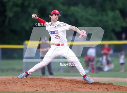 Thumbnail 2 in T.C. Roberson @ Charlotte Catholic (NCHSAA 4A West Regional Final - Game 2) photogallery.