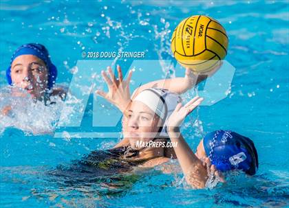 Thumbnail 3 in Mountain View vs. Los Altos (CIF-CCS Division 1 Girls Water Polo Championship) photogallery.