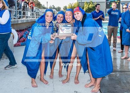 Thumbnail 2 in Mountain View vs. Los Altos (CIF-CCS Division 1 Girls Water Polo Championship) photogallery.