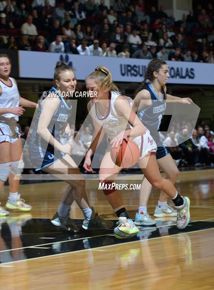 Thumbnail 2 in Ursuline vs Albertus Magnus (NYSPHSAA Class 2A Section 1 Semifinal) photogallery.