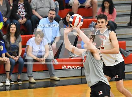 Thumbnail 3 in Lincoln-Way Central @ Marist (IHSA Sectional Semifinal) photogallery.