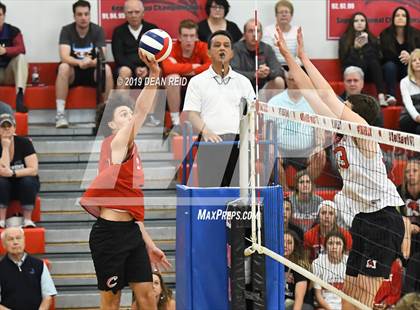 Thumbnail 2 in Lincoln-Way Central @ Marist (IHSA Sectional Semifinal) photogallery.