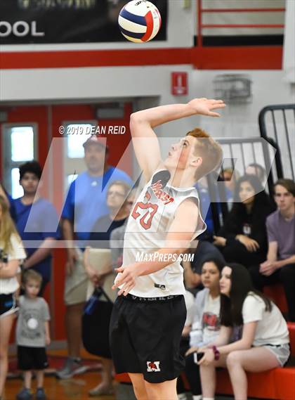 Thumbnail 1 in Lincoln-Way Central @ Marist (IHSA Sectional Semifinal) photogallery.