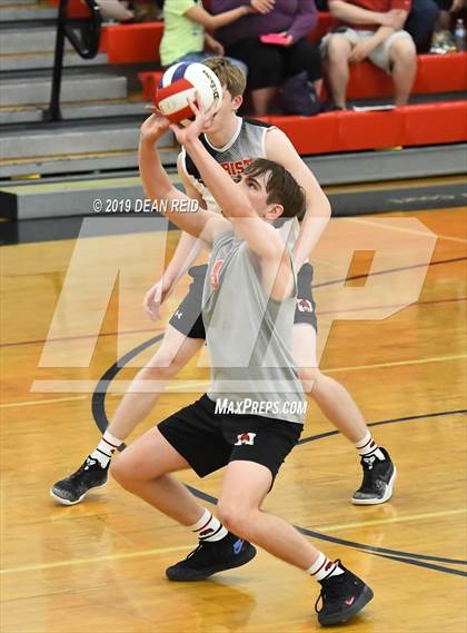 Thumbnail 3 in Lincoln-Way Central @ Marist (IHSA Sectional Semifinal) photogallery.