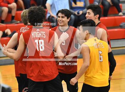 Thumbnail 3 in Lincoln-Way Central @ Marist (IHSA Sectional Semifinal) photogallery.