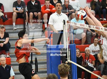Thumbnail 3 in Lincoln-Way Central @ Marist (IHSA Sectional Semifinal) photogallery.