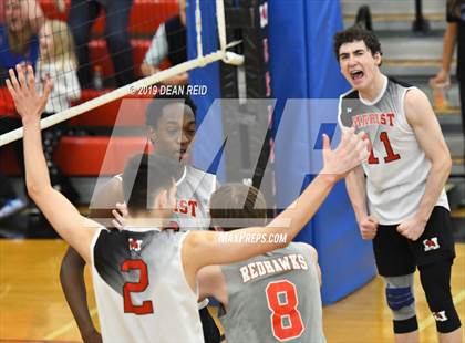 Thumbnail 1 in Lincoln-Way Central @ Marist (IHSA Sectional Semifinal) photogallery.