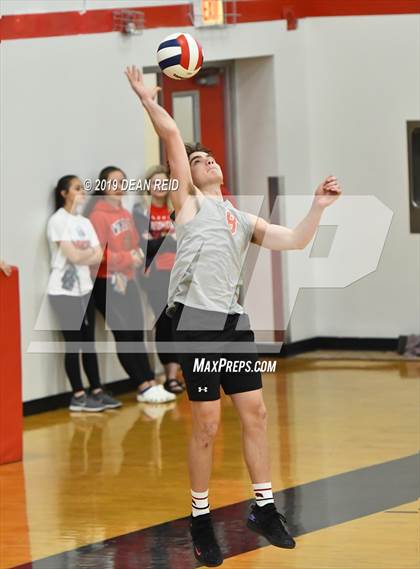 Thumbnail 2 in Lincoln-Way Central @ Marist (IHSA Sectional Semifinal) photogallery.