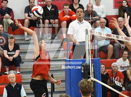 Thumbnail 2 in Lincoln-Way Central @ Marist (IHSA Sectional Semifinal) photogallery.