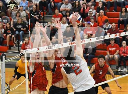 Thumbnail 3 in Lincoln-Way Central @ Marist (IHSA Sectional Semifinal) photogallery.