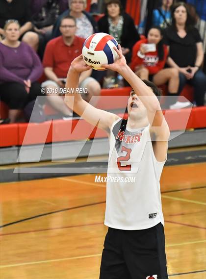 Thumbnail 3 in Lincoln-Way Central @ Marist (IHSA Sectional Semifinal) photogallery.