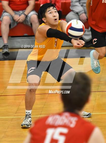 Thumbnail 3 in Lincoln-Way Central @ Marist (IHSA Sectional Semifinal) photogallery.