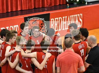 Thumbnail 1 in Lincoln-Way Central @ Marist (IHSA Sectional Semifinal) photogallery.