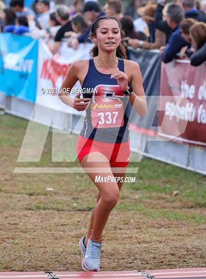 Thumbnail 1 in CIF Central Section Cross Country Championships (Girls D2 Race) photogallery.