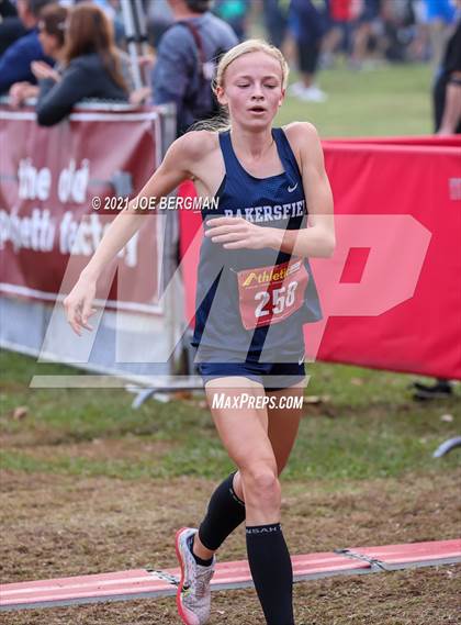 Thumbnail 2 in CIF Central Section Cross Country Championships (Girls D2 Race) photogallery.