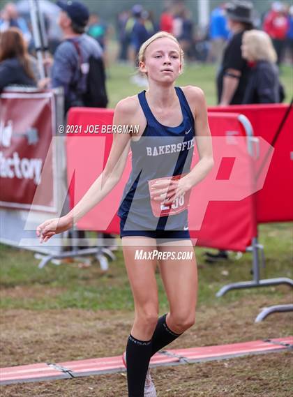 Thumbnail 3 in CIF Central Section Cross Country Championships (Girls D2 Race) photogallery.