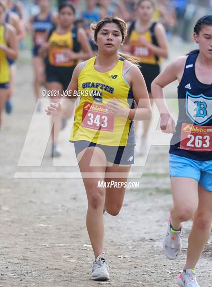 Thumbnail 3 in CIF Central Section Cross Country Championships (Girls D2 Race) photogallery.