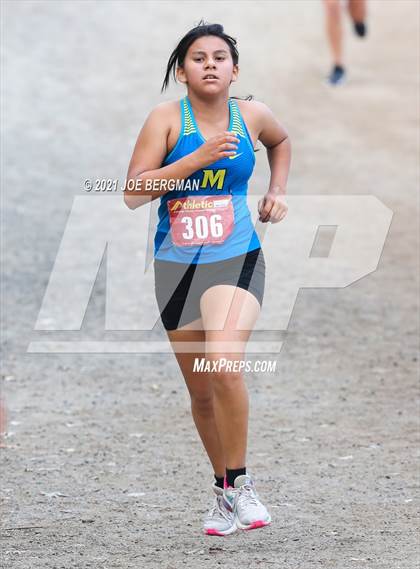 Thumbnail 3 in CIF Central Section Cross Country Championships (Girls D2 Race) photogallery.