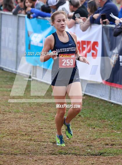 Thumbnail 1 in CIF Central Section Cross Country Championships (Girls D2 Race) photogallery.