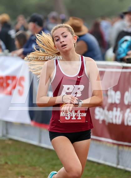 Thumbnail 3 in CIF Central Section Cross Country Championships (Girls D2 Race) photogallery.