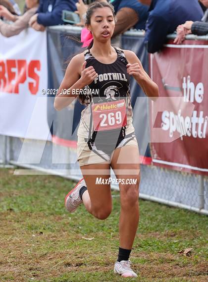Thumbnail 1 in CIF Central Section Cross Country Championships (Girls D2 Race) photogallery.