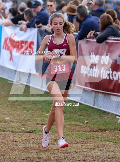 Thumbnail 2 in CIF Central Section Cross Country Championships (Girls D2 Race) photogallery.