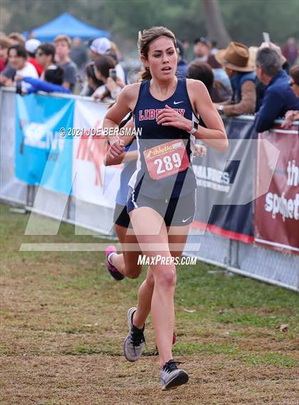 Thumbnail 1 in CIF Central Section Cross Country Championships (Girls D2 Race) photogallery.