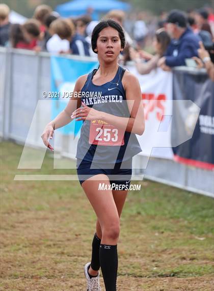 Thumbnail 3 in CIF Central Section Cross Country Championships (Girls D2 Race) photogallery.