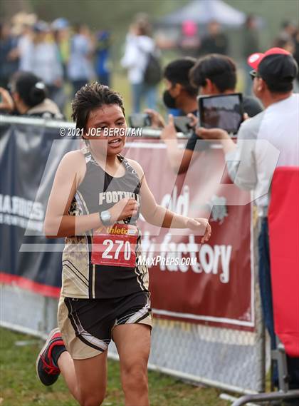 Thumbnail 2 in CIF Central Section Cross Country Championships (Girls D2 Race) photogallery.