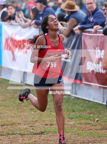 Thumbnail 1 in CIF Central Section Cross Country Championships (Girls D2 Race) photogallery.