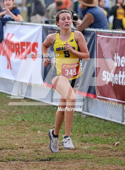 Thumbnail 3 in CIF Central Section Cross Country Championships (Girls D2 Race) photogallery.