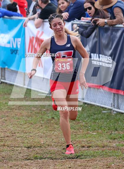 Thumbnail 3 in CIF Central Section Cross Country Championships (Girls D2 Race) photogallery.