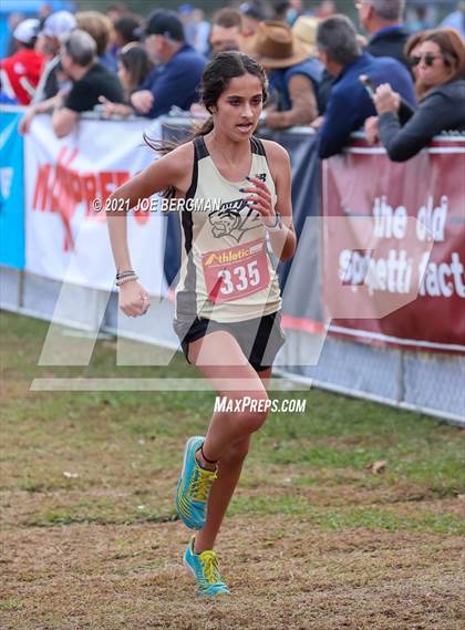 Thumbnail 2 in CIF Central Section Cross Country Championships (Girls D2 Race) photogallery.