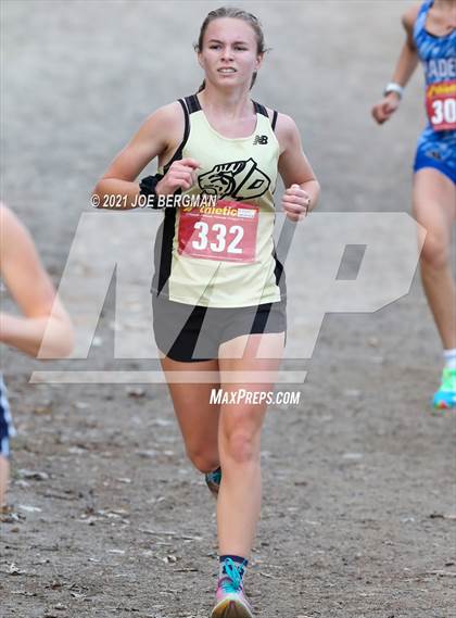 Thumbnail 3 in CIF Central Section Cross Country Championships (Girls D2 Race) photogallery.