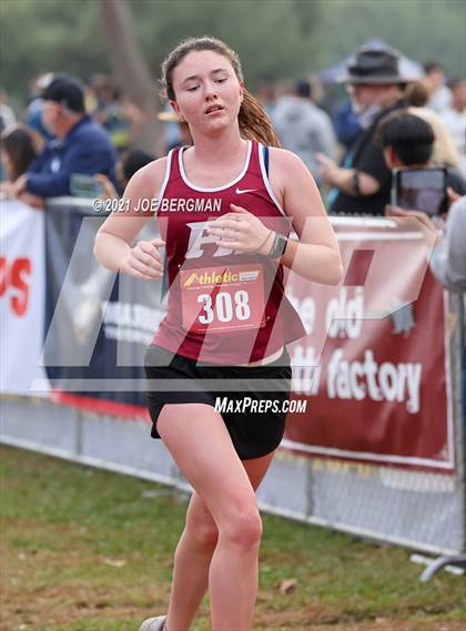 Thumbnail 1 in CIF Central Section Cross Country Championships (Girls D2 Race) photogallery.