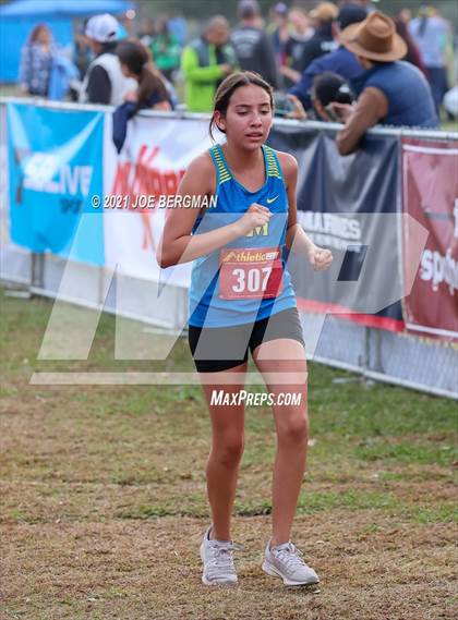 Thumbnail 1 in CIF Central Section Cross Country Championships (Girls D2 Race) photogallery.